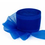 Лента капроновая (органза) 110.0 мм / 50 метров, васильковый, Gamma С 1692