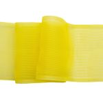 Лента для бантов (капрон) _8 см, 25 м (желтый) С3501