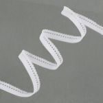 Резинка бельевая (ажурная) 10.0 мм / 25 метров, белый-1, Blitz DT-04