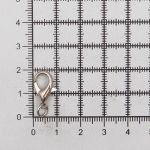 Замок для бус 21х10 мм (in 5 мм), никель, ГМХ14167, 20 шт