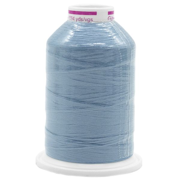 Нитка текстурированная Gutermann Bulky-Lock 80, 1000 м, 143 серо-голубой, 5 катушек