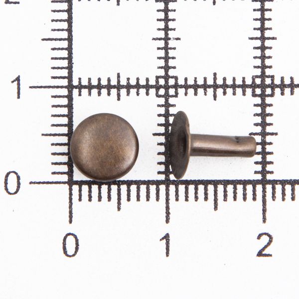 Хольнитены ⌀7 мм, h=7 мм, сталь, New Star №33, антик, уп≈2000 шт