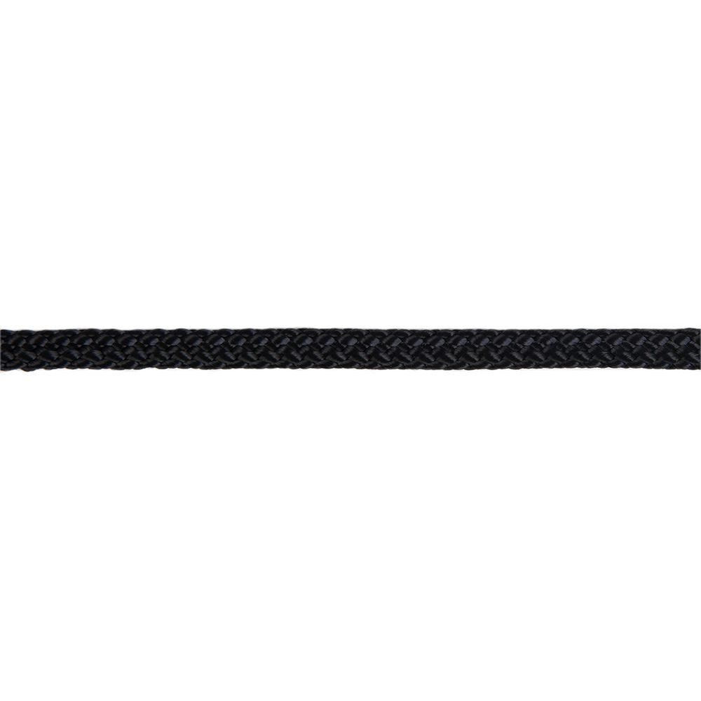 Шнур плоский п/а ⌀5.5 мм, 50 м, черный, Gamma 1с19