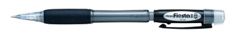Карандаш автоматический Pentel Fiesta II, c резиновым грипом 0.5 мм, 12 шт, AX125-AE черный корпус