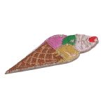 Термоаппликация Мороженое, 3х6.6см, Hobby&Pro