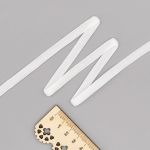 Лента бархатная (тесьма) 06.0 мм / 32.9±2 метров, 0081-0701 (8501 белый)