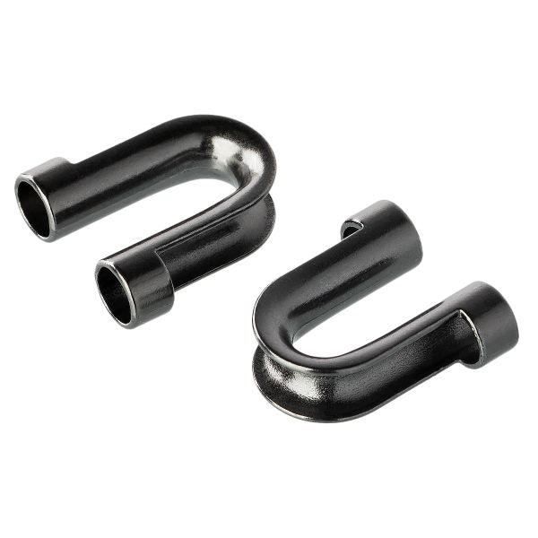 Наконечник для шнура металл 21х20 мм, 20 шт, №06 под черный никель, Gamma GB 1657