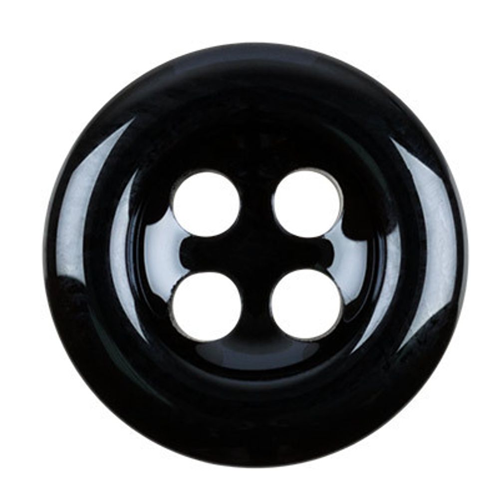 Пуговицы рубашечные/блузочные 9 мм, 36 шт, А008 черный, Gamma XPB 0012