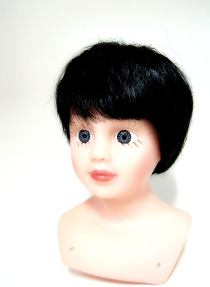 Волосы для кукол П80 (прямые, короткие) цв. Ч