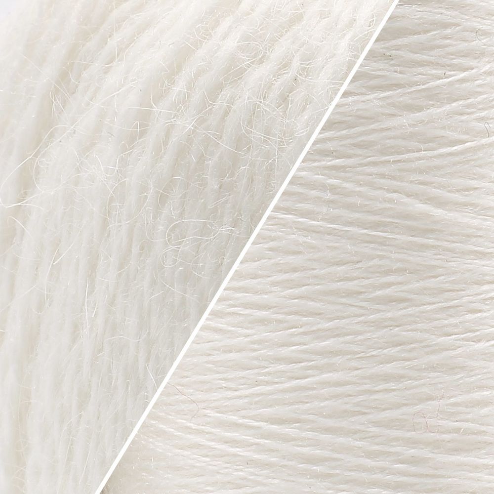 Пряжа Astra Premium (Астра Премиум) Пух норки / уп.1 мот. по 50 г, 290 м, 01 белый