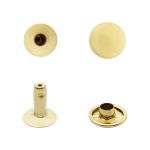 Хольнитены ⌀9 мм, h=9 мм, сталь, New Star №33.5, золото, уп≈2000 шт