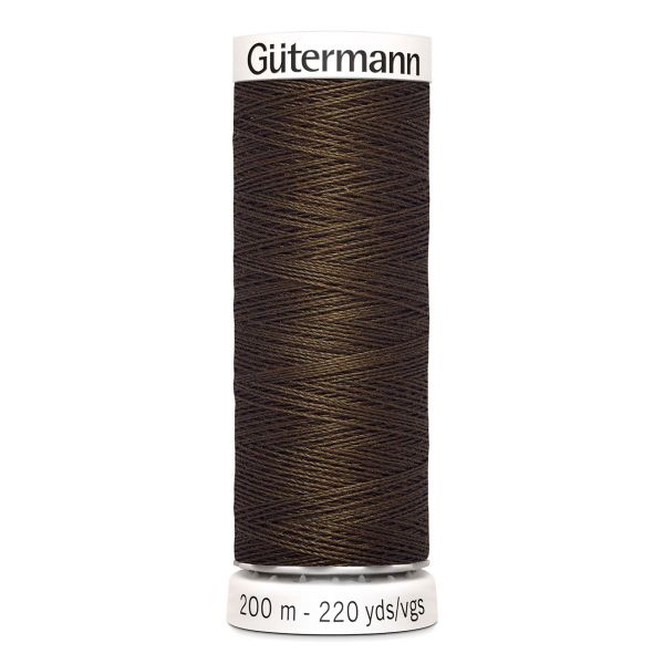 Нитки универсальные Gutermann Sew-all, 200м, 816 каштановый, 5 катушек