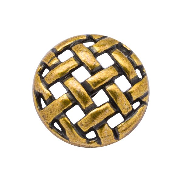 Пуговицы на ножке 36L=23 мм, металл, Bronze (бронза), 10 шт, MP11