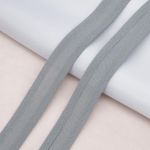 Косая бейка хлопковая 20 мм / 132±1 метра, 063 серый, 6112-0009