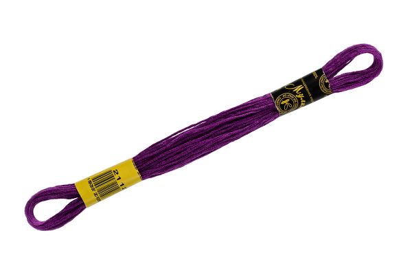 Мулине ПНК им.Кирова цв.2112 лиловый, Россия, 24 мотка по 8 метров