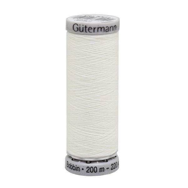 Нитки нижние для вышивки Gutermann Sulky Bobbin, 200м, 1001 молочный, 5 катушек