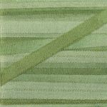 Лента (тесьма) шелковая 4.0 мм / 45.5±0.5 метров, M006 серо-зеленый/зеленый, Gamma SRM-4