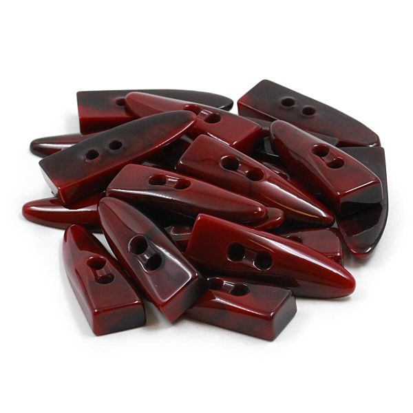 Пуговицы 2 прокола (3.02-1344-46) (т.бордовый мрамор), Б28, 20 шт