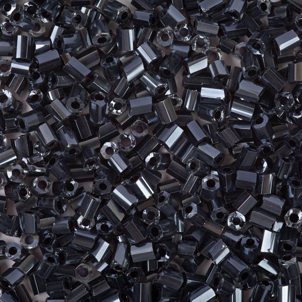 Бисер рубка Zlatka 10/0 100 г (10х10 г), №0129 т.серый GC