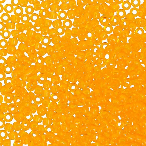 Бисер Toho 15/0 круглый (1.5 мм), 25 г (5х5 г), 0010 св.оранжевый
