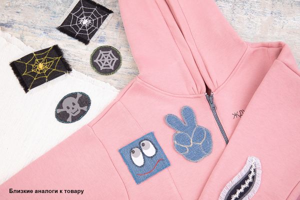 Термоаппликация светоотражающая, 20 шт, ассорти, Blitz