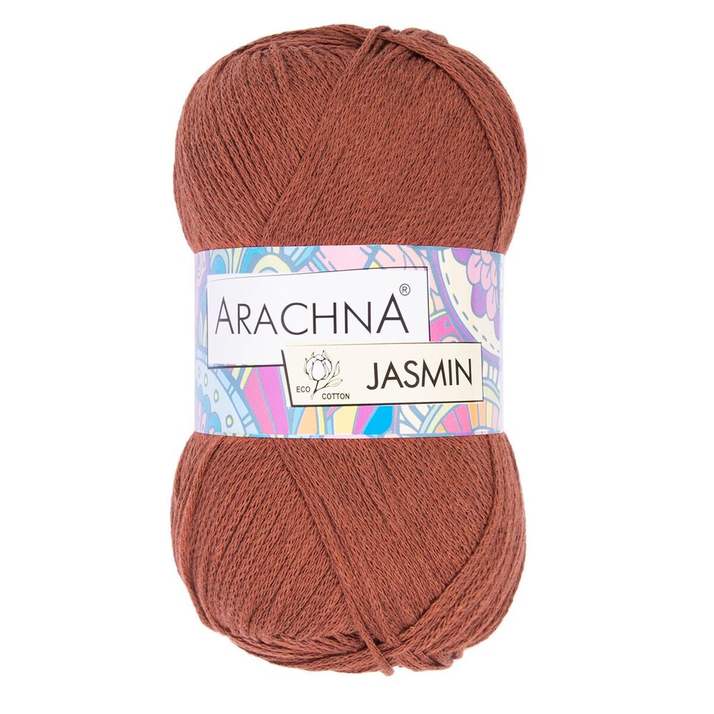 Пряжа Arachna Jasmin / уп.5 мот. по 100г, 250м, 149 терракотовый