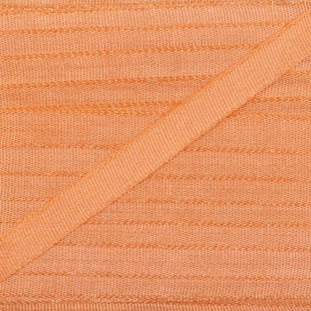 Лента (тесьма) шелковая 4.0 мм / 45.5±0.5 метров, №056 бл. оранжевый, Gamma SR-4