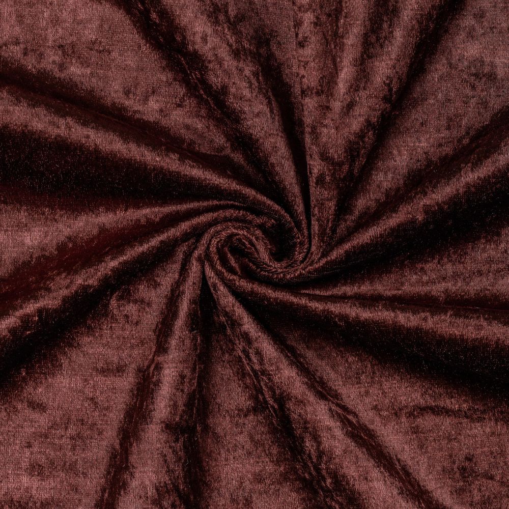 Плюш (ткань) 00 Peppy PCVL, 250±5 г/м², 48х48 см, винтажный, 07 т.коричневый