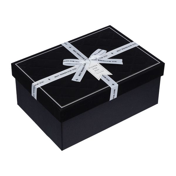 Набор подарочных коробок, 3 шт, 01 черный, Stilerra YBOX-R7-3