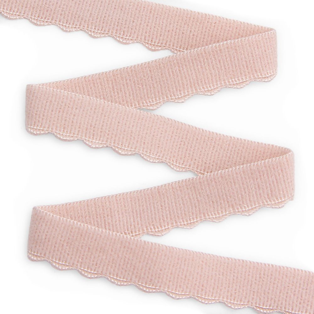 Резинка бельевая (отделочная) становая 12.0 мм / 50 метров, пудровый, (МЛ175.012/1)