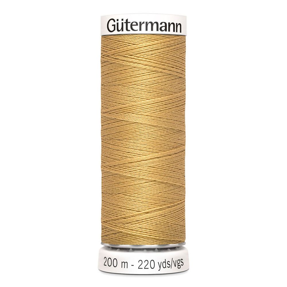 Нитки универсальные Gutermann Sew-all 100 (200 метров), 5 кат. | 893 бежево-желтый