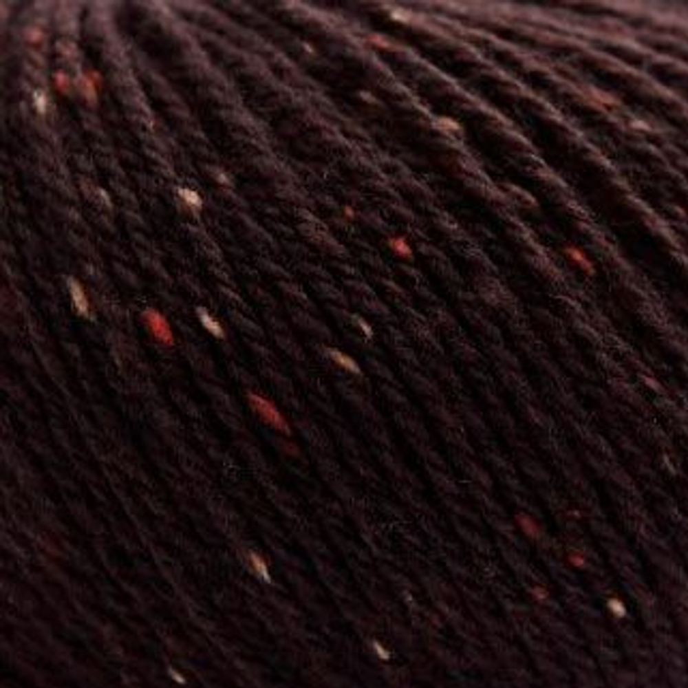 Пряжа Lamana Como Tweed (Ламана Комо Твид), 25г, 120м, 65, mokka, мокко (коричневый)