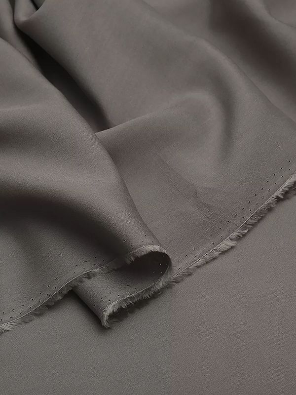 Штапель 110 г/м², 145 см / 2 метра, TBY-Vi-30-27.2, цв.27 серый