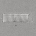 Держатели этикеток к этикет пистолету 25 мм, 5000 шт, прозрачный, Micron TPS-01