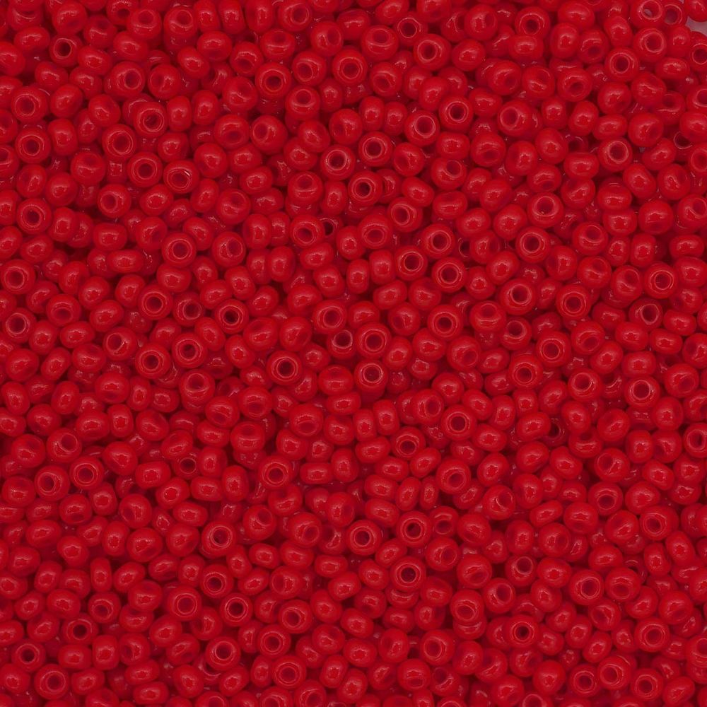 Бисер Preciosa непрозрачный 10/0 (2.3 мм), круг.отв., 50г, (93170)