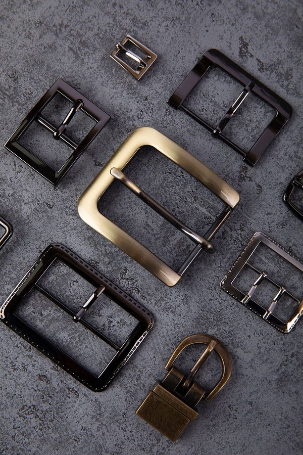 Пряжка ременная металл 80х60 мм, 1 шт, 27 медь, Micron GB 1615