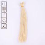 Трессы для кукол 25 см, 100 см, 34 г, 01 св.пшеничный, HobbyBe HAR-3