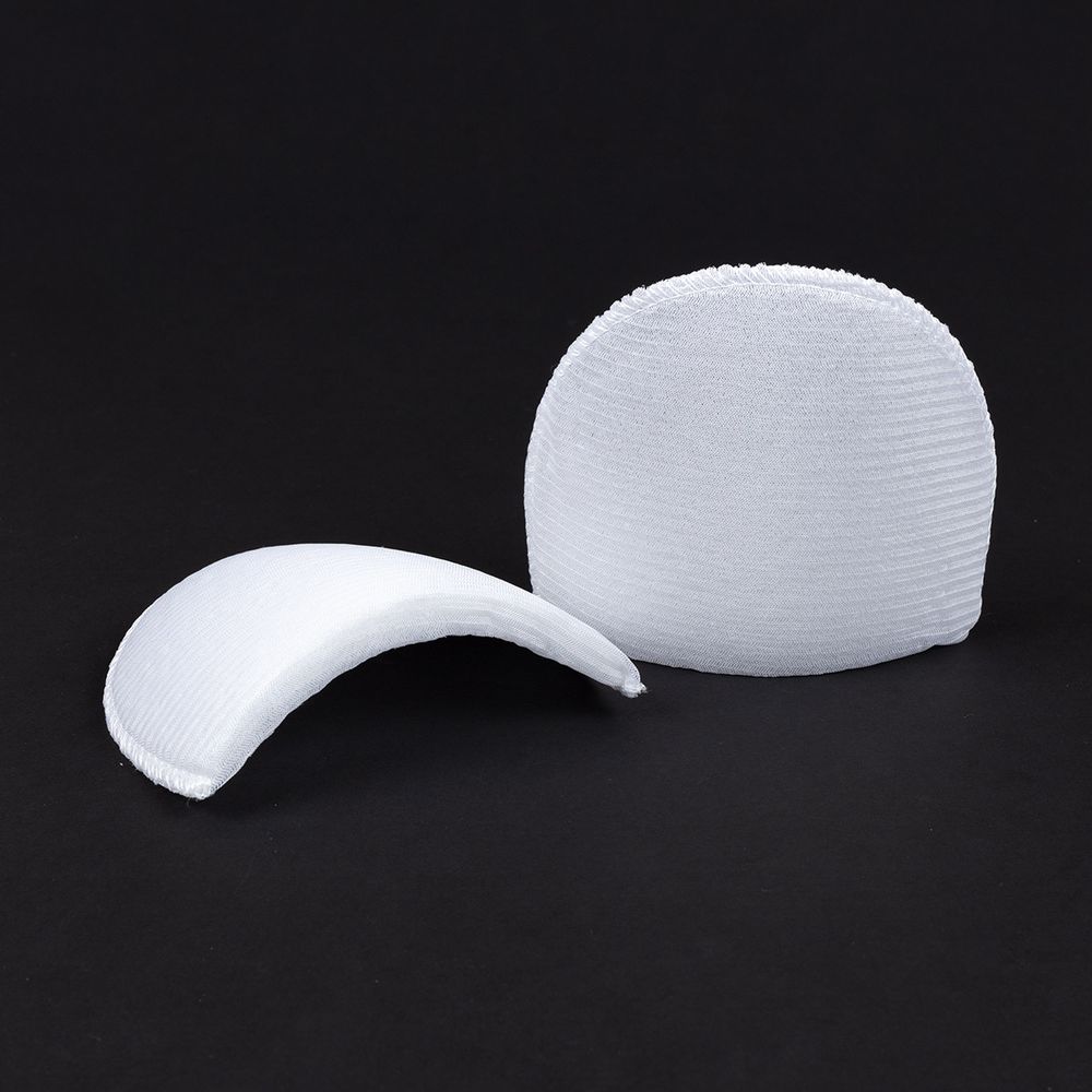 Плечевые накладки (подплечники) втачные 130х190х25 мм, 10 пар, белые, В(ОВ)-25