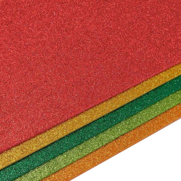 Набор фоамирана с глиттером Ассорти 3, 20х30см, 2мм, 5 шт, Astra&Craft