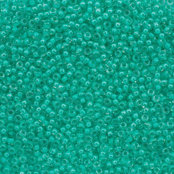 Бисер Preciosa 10/0 (2.3 мм), 500 г, прозрачный с цветным центром, круг.отв., (38653) 331-19001-10/0