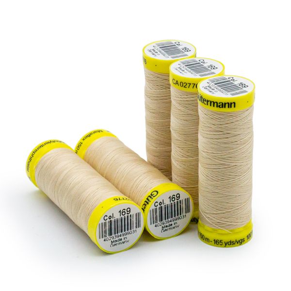 Нитки для трикотажа Gutermann Maraflex, 150м, 169 пломбир, 5 катушек