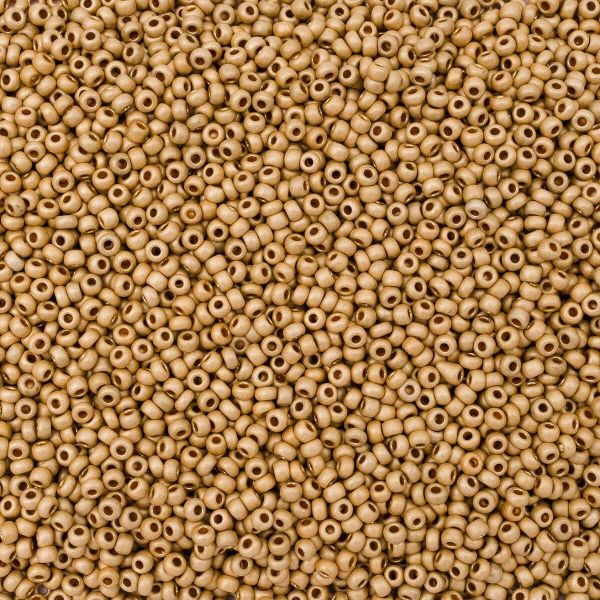 Бисер Preciosa металлик terra матовый 10/0 (2.3 мм), круглое отверстие, 50гр, (18581)