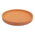 Тарелка большая для декорирования из красной глины, 17х17х2.3 см, Love2Art, БГ-033