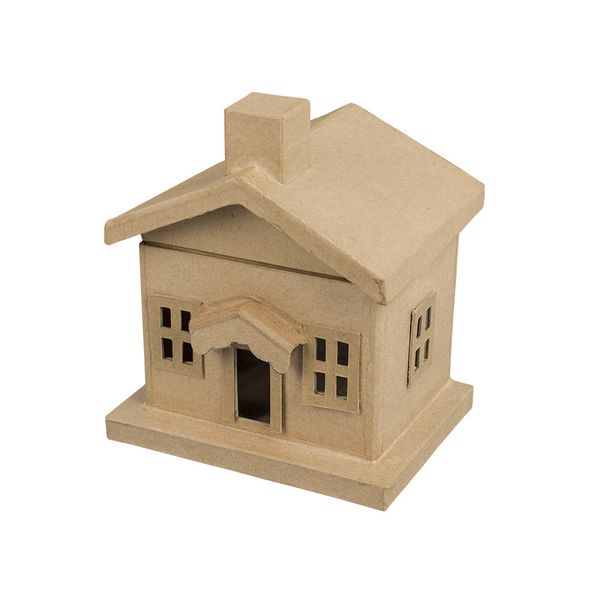 Заготовка из папье-маше Домик, 13х11х15 см, малый, PAM-126 Love2art