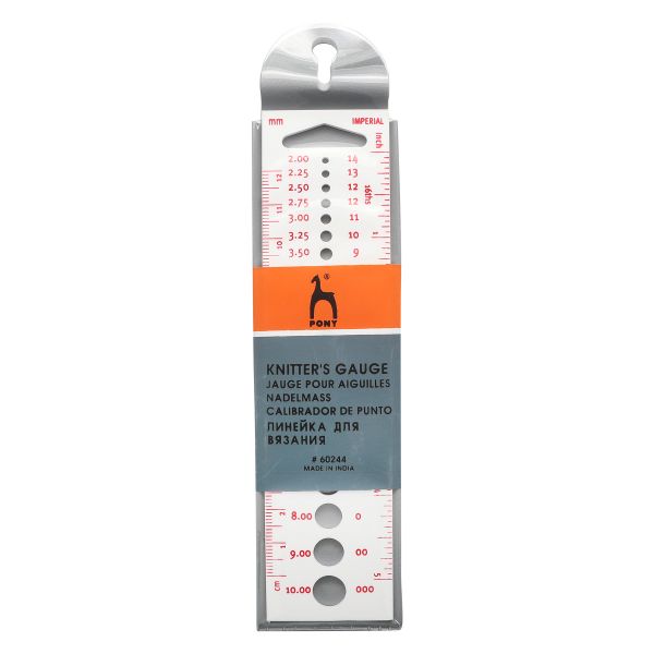 Линейка для измерения диаметра спиц Pony 60244