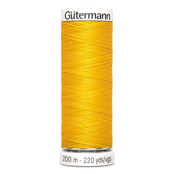 Нитки универсальные Gutermann Sew-all, 200м, 106 т.желтый, 5 катушек