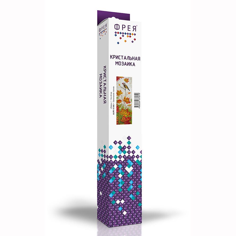 Алмазная (кристальная) мозаика Фрея, Осень, 43х14 см