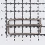 Рамка регулировочная 40 мм ушко (19х45 мм) (чер.никель), 100 шт