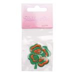 Термоаппликация Клевер, 4.3х3.6cm, зеленый, Hobby&Pro
