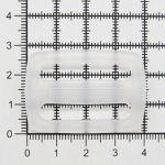 Пряжка, ПП, прозрачный, 30 мм, 100 шт